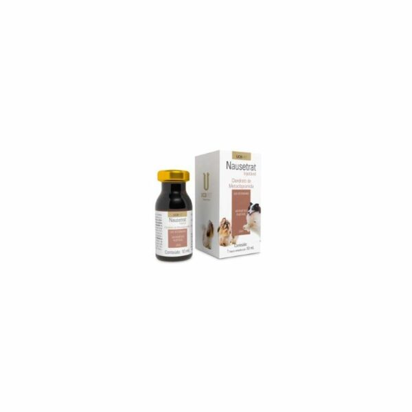 NAUSETRAT INJ 10ML CAO/GATO NAUSEAS UCBVET PR10A075