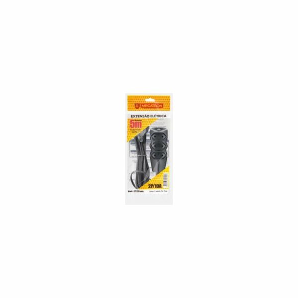 EXTENSAO 05M PL 2P 2X0,75 PTO MEGATRON