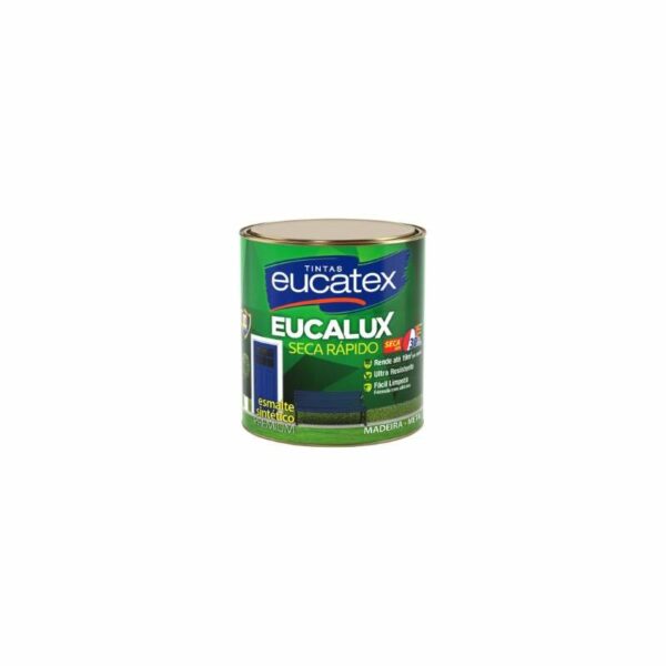 ESMALTE 3,6L FOSCO EUCALUX PRETO EUCATEX 7000808.01