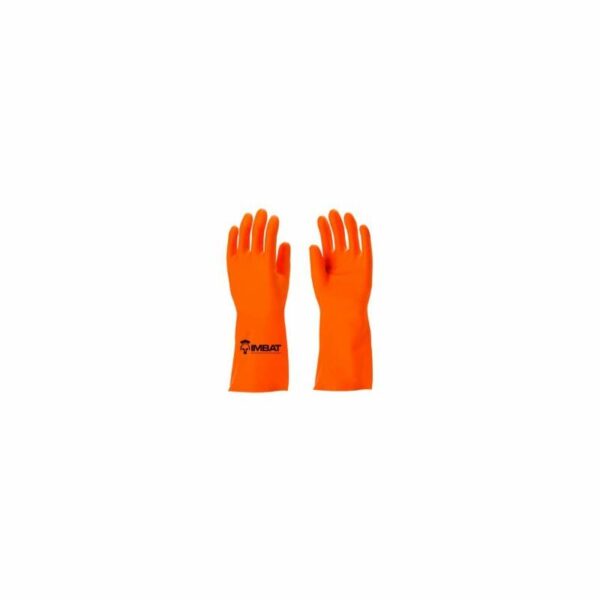 LUVA LATEX LAR M 0,70MM FORRADA CA 41820 IMBAT