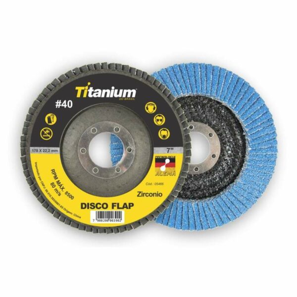 DISCO LIXA FLAP ZC 7 040 TITAN