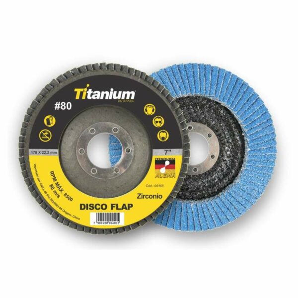 DISCO LIXA FLAP ZC 7 080 TITAN