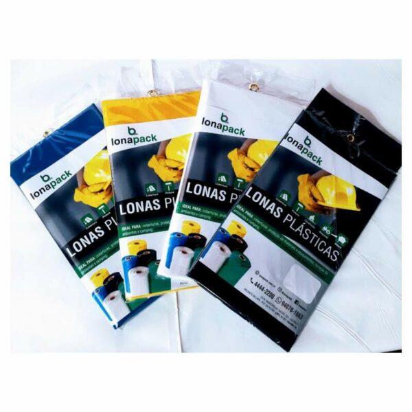 LONA AZUL CORTADA 4X6M BLISTER