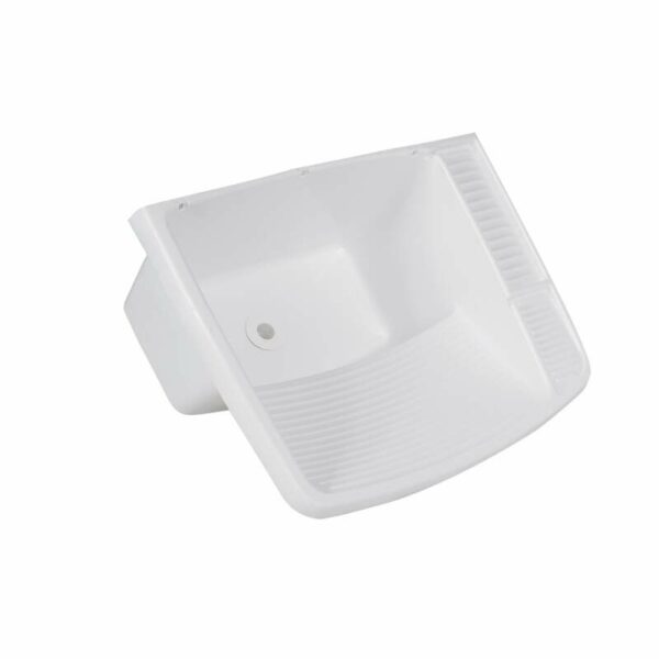 TANQUE PLAST 24L 60X50X30CM BCO METASUL