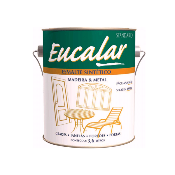 ESMALTE 3,6L BRI EUCALAR PRETO EUCATEX 703008.01