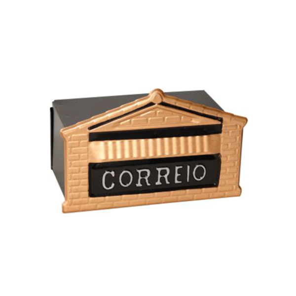CAIXA CORREIO GRADE COLONIAL POP DOURADO