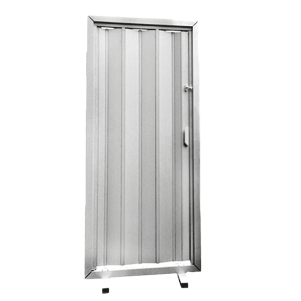 PORTA SANF 0.80X2.10MT PLAS CINZA