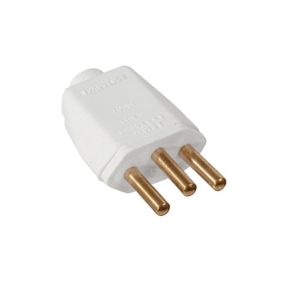 PINO MACHO 2P 20A BCO MECTRONIC