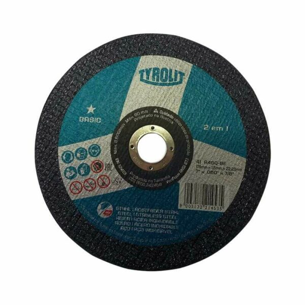 DISCO CORT INOX 7X1,6X7/8 TYR BASIC