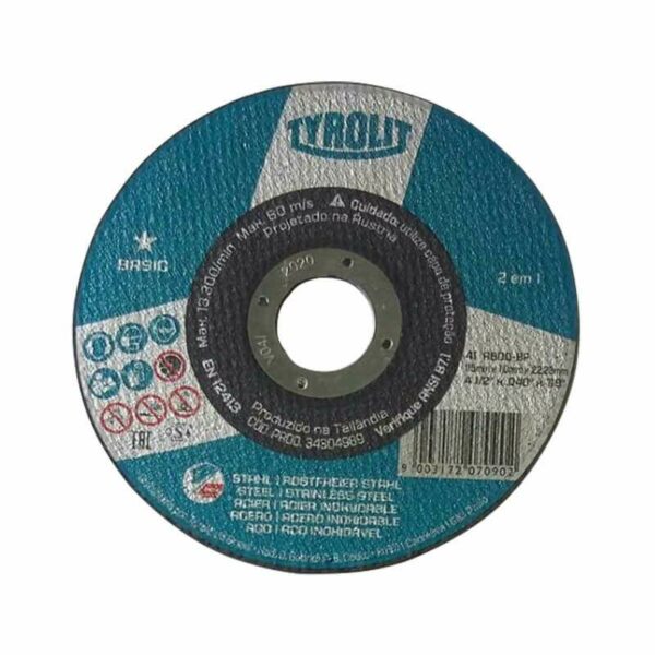 DISCO CORT INOX 4,1/2X1,2X7/8 TYR BASIC