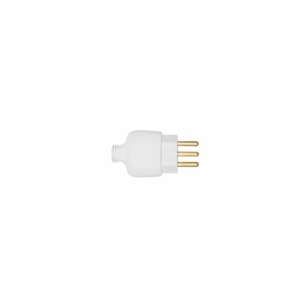 PINO MACHO GIG. 2P+T 20A BRANCO C/10 14360 ILUMI