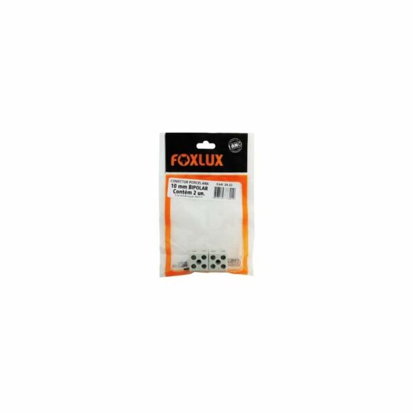 CONECTOR PORCEL BI 10MM C/2 FOX