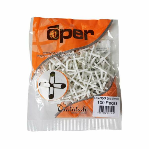 ESPACADOR P/PISO 02MM BCO OPER EO2MM