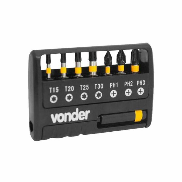 PONTEIRA IMPACTO S2 1/4'' C/9PCS VONDER 35380009000