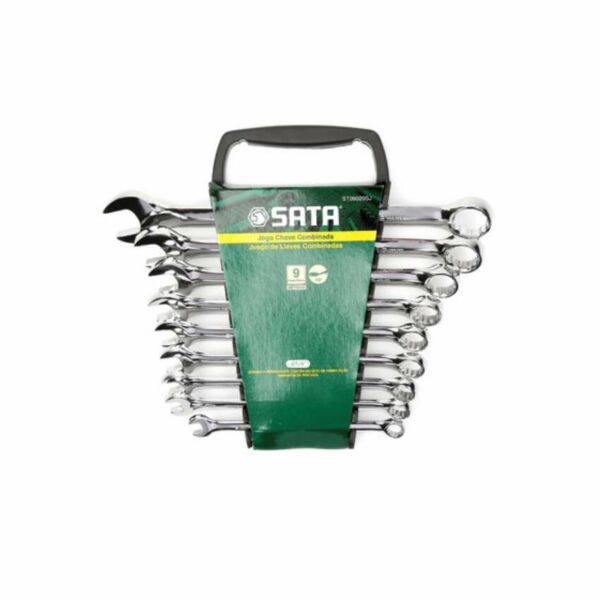 JOGO DE CHAVES COMB 8 A 19MM 9PECAS ST09020SJ SATA ST09020SJ