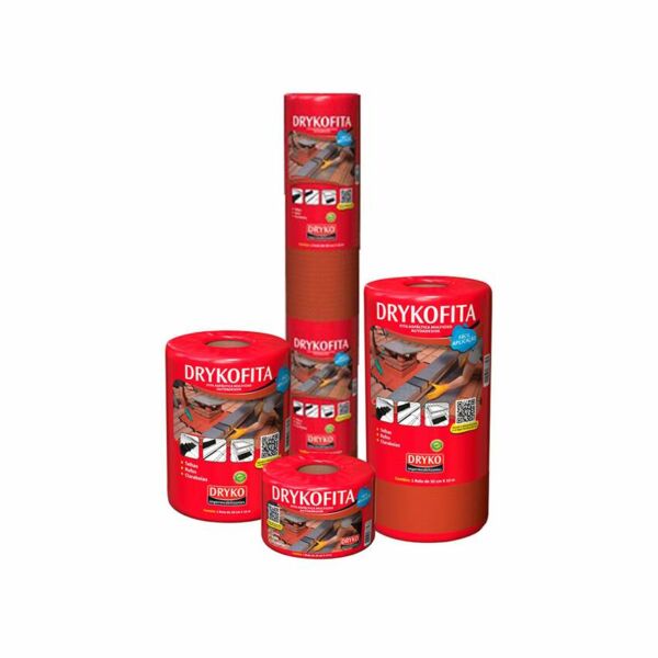 IMPERM FITA 045CM 10MT TERRACOTA DRYKO