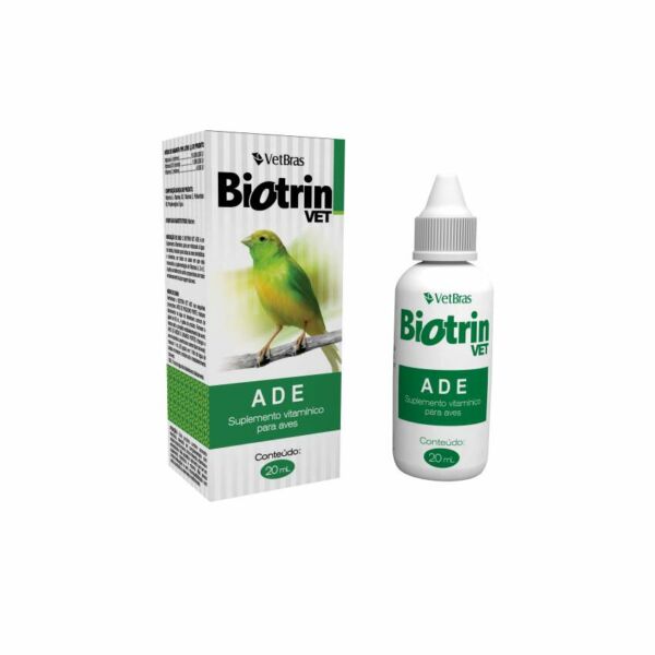 SUPL VITA ORAL BIOTRIN ADE 20ML VETBRAS VET01007