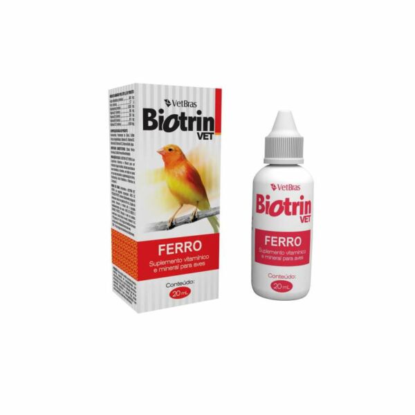SUPL VITA ORAL BIOTRIN FERRO 20ML VETBRAS VET01011