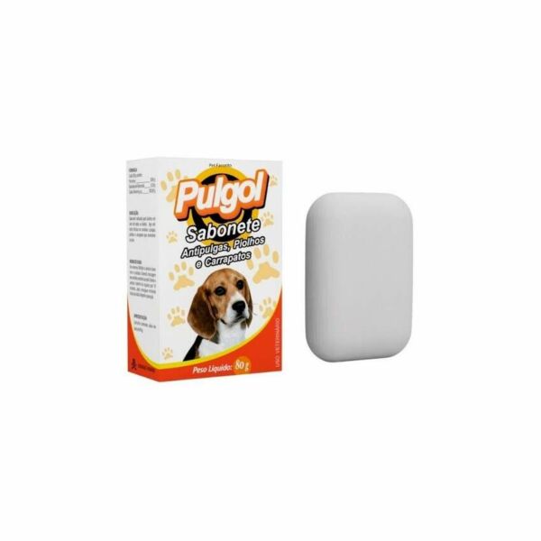 SABONETE CAO ANTIPULGAS 80G PULGOL VETBRAS VET01101