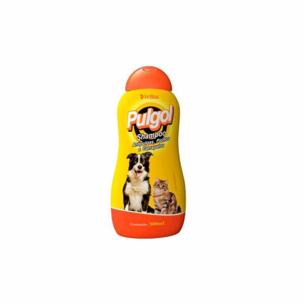 SHAMPOO CAO/GATO ANTIPULGAS 500ML PULGOL VETBRAS VET01108