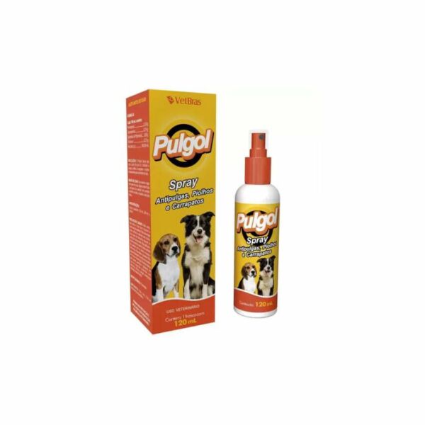 ANTIPULGAS SPRAY PULGOL 120ML VETBRAS VET01081