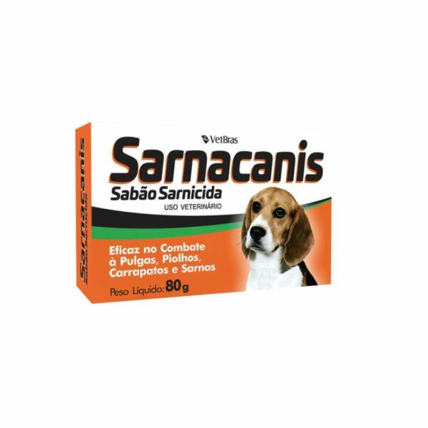 SABONETE CAO SARNICIDA 80G VETBRAS VET02014