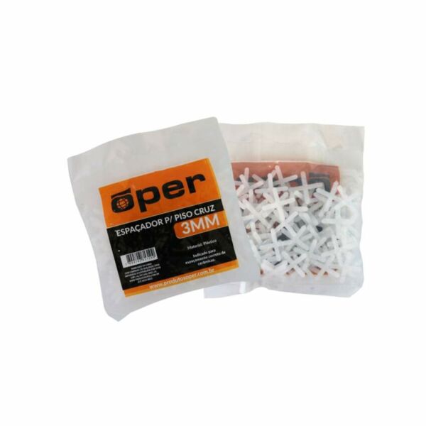 ESPACADOR P/PISO CRUZ 3.00MM OPER C/100 7899702813109
