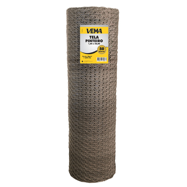 TELA ARAME PINT F24 1.0X50MT VEMA