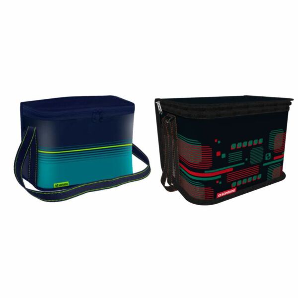 BOLSA TERMICA 9,5L VERMELHA/VERDE SOPRANO