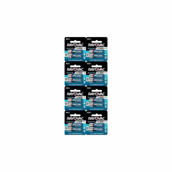 PILHA ALCALINA AA PEQUENA 8X2 BLISTER RAYOVAC