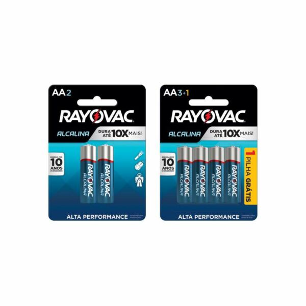 PILHA ALCALINA AAA PALITO RAYOVAC