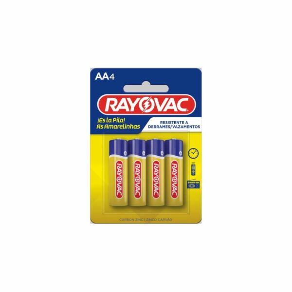 PILHA AMARELA AA PEQUENA RAYOVAC
