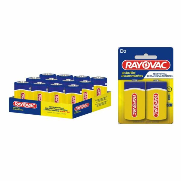 PILHA AMARELA MEDIA RAYOVAC