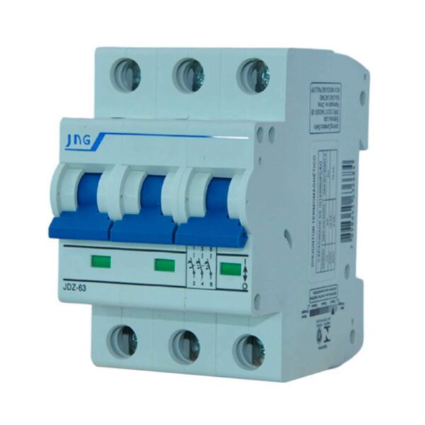 DISJUNTOR TRIPOLAR DIN BRANCO 100A JNG