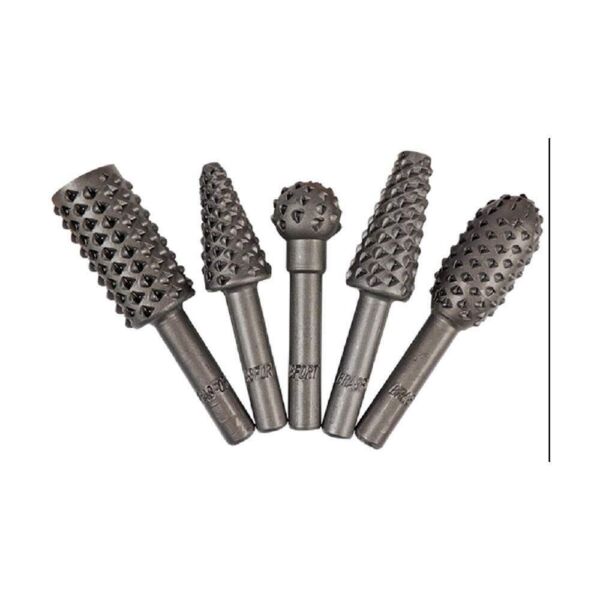 LIMAS ROTATIVAS P/ MADEIRA 1/4" JG 5 PCS BRASFORT