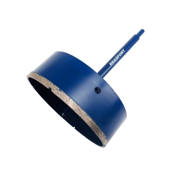 SERRA COPO DIAMANTADA C/HASTE 19MM BRASFORT