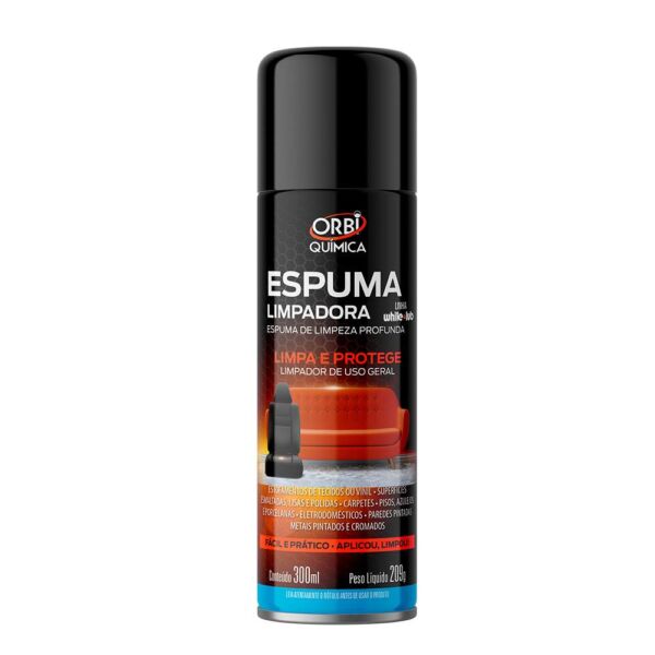 LIMPA ESTOFADOS 209G UG ESPUMA WHITE LUB ORBI
