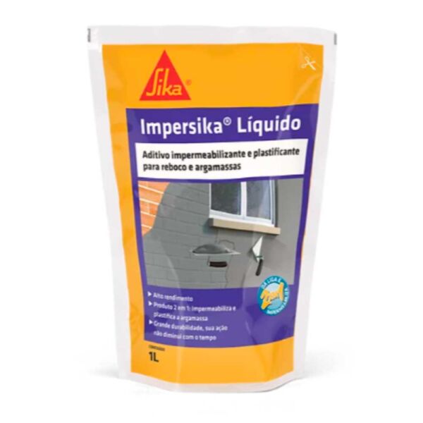IMPERMEABILIZANTE LIQ 01L IMPERSIKA ADITIVO SIKA