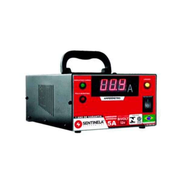 CARREGADOR BATERIA 12V CV05 INTELIGENTE SENTINELA