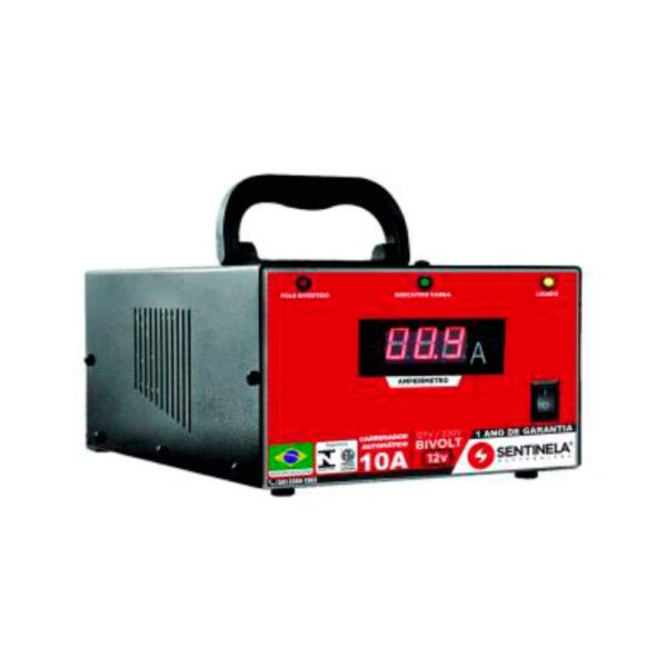 CARREGADOR BATERIA 12V CV10 INTELIGENTE SENTINELA