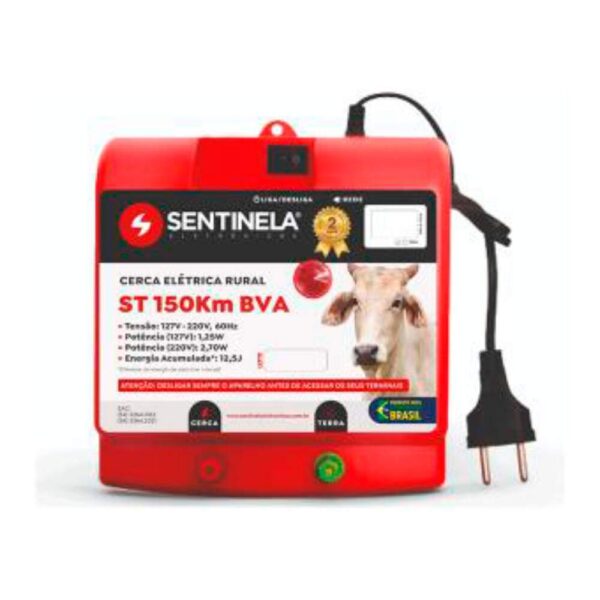 ELETRIFICADOR CERCA 150KM MOD ST BVA SENTINELA