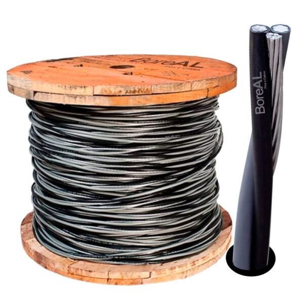 CABO ALUM TRIPLEX ISO 1KV 16.00MM 500MT BOREAL